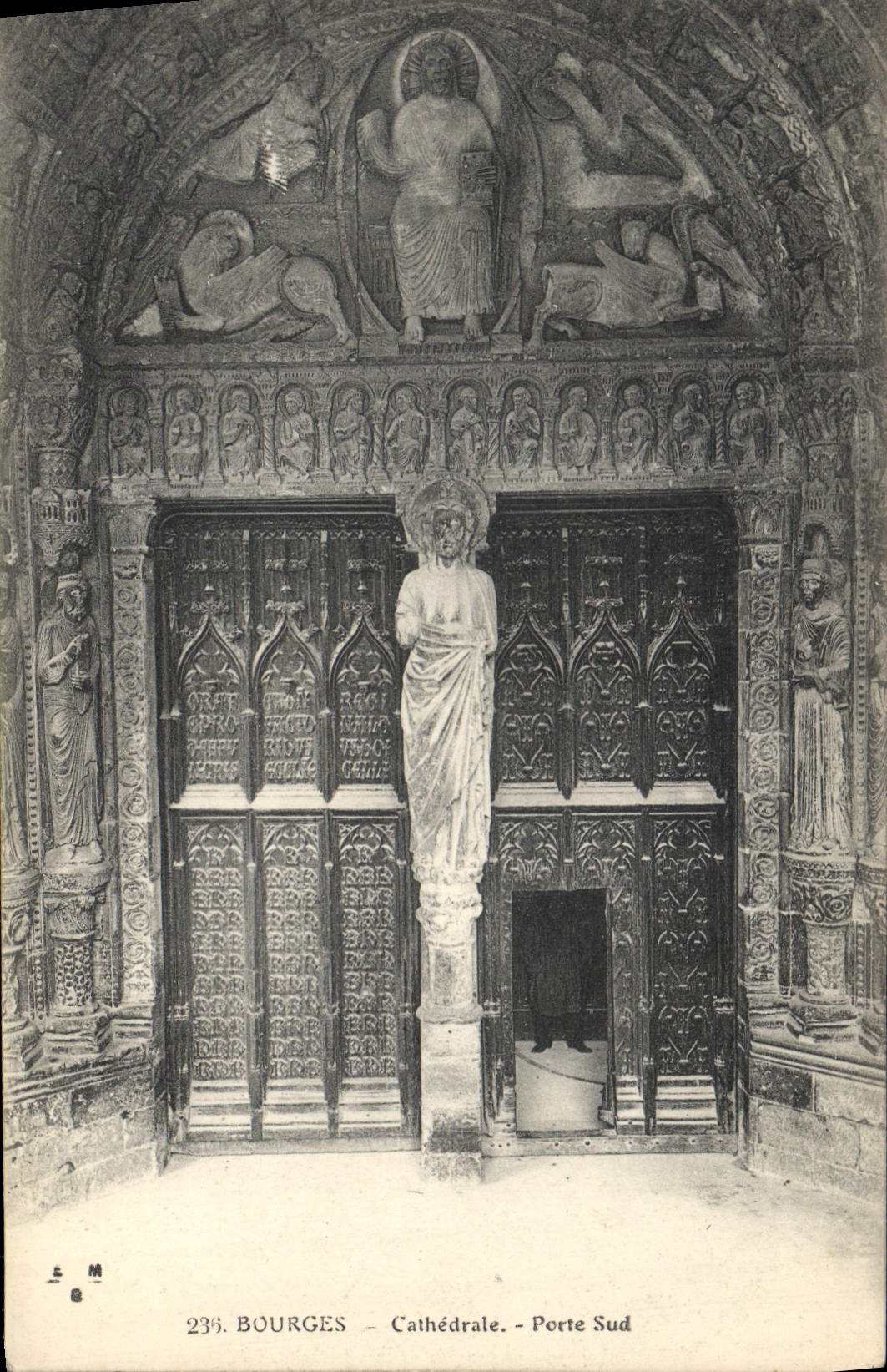 CPA Bourges Cathedrale Porte Sud 