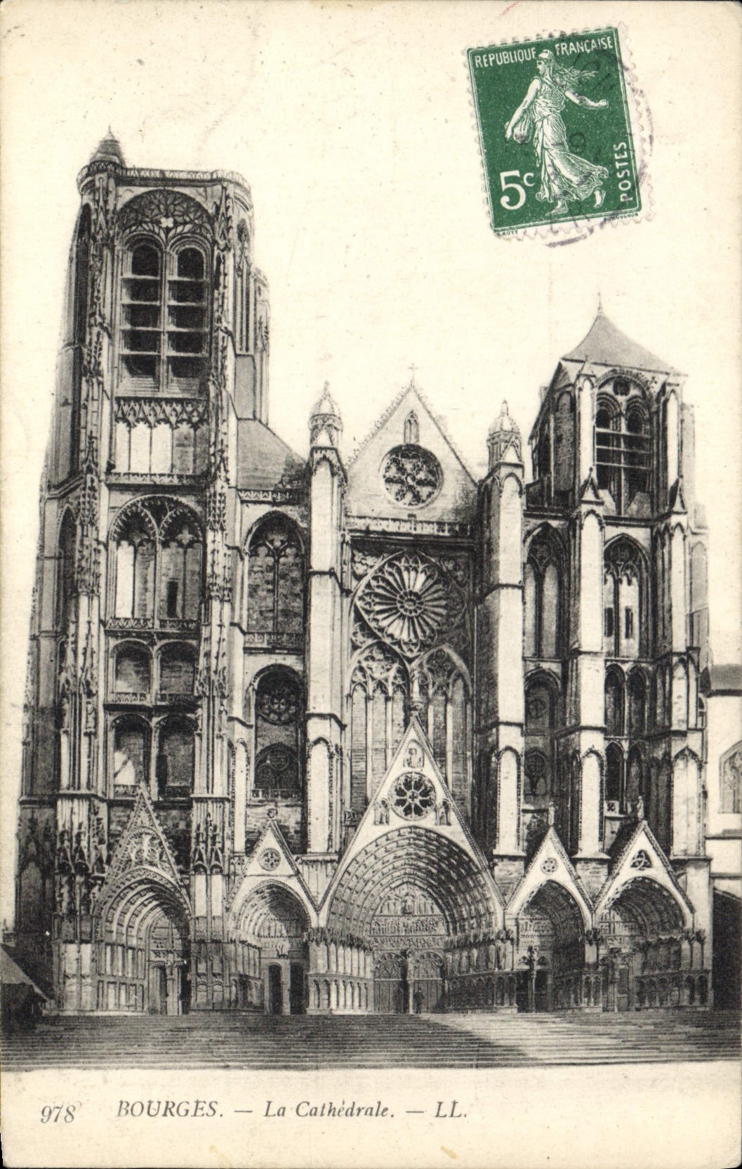 CPA Bourges La Cathedrale 