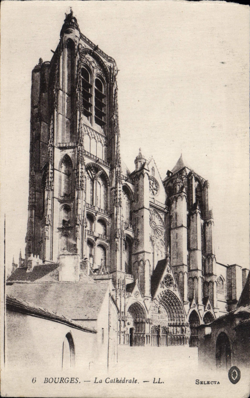 CPA Bourges La Cathedrale 