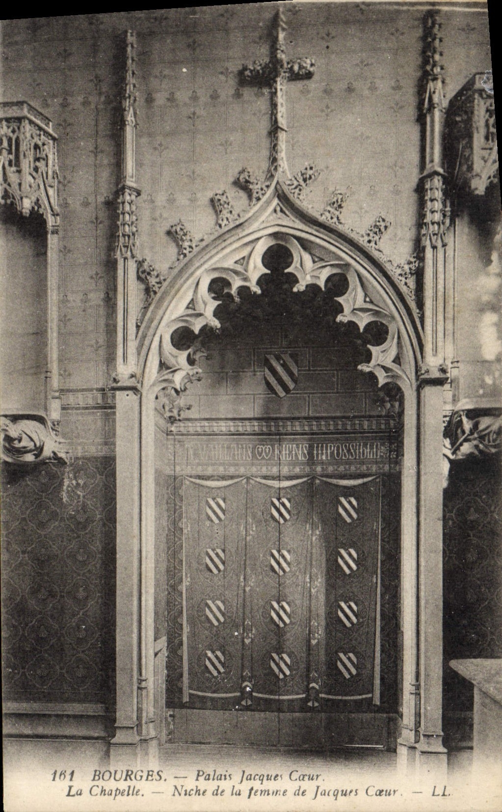 CPA Bourges Palais Jacques Coeur la Chapelle Niche de la Femme de Jacques Coeur 