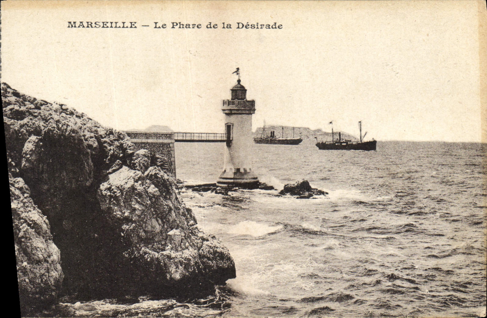 CPA Marseille le Phare de la Desirade 