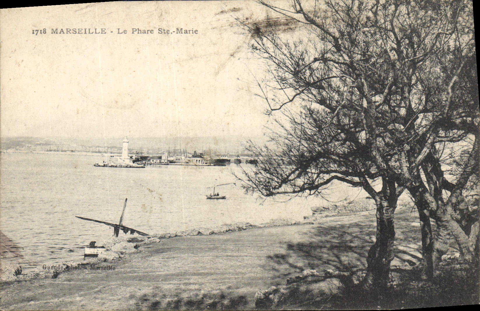 CPA Marseille le Phare Ste Marie 