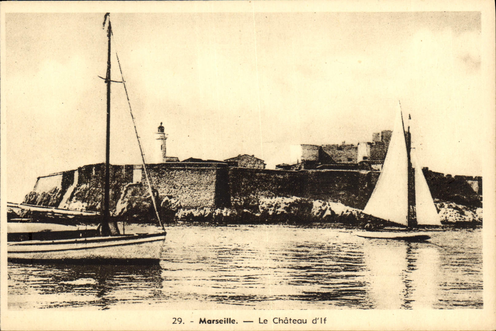 CPA Marseille le Chateau d'If Bateau