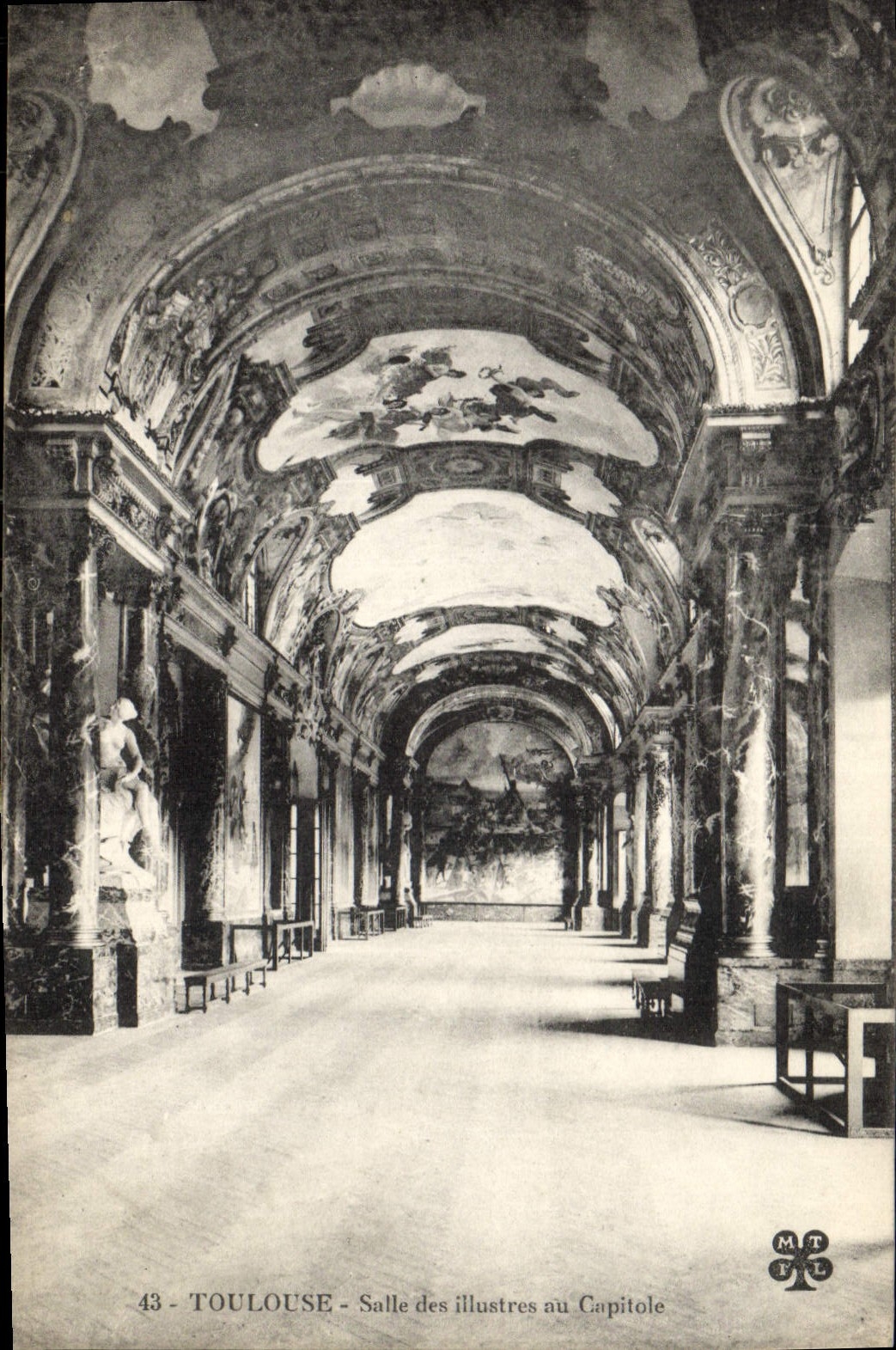 CPA Toulouse Salle des Illustres au Capitole 