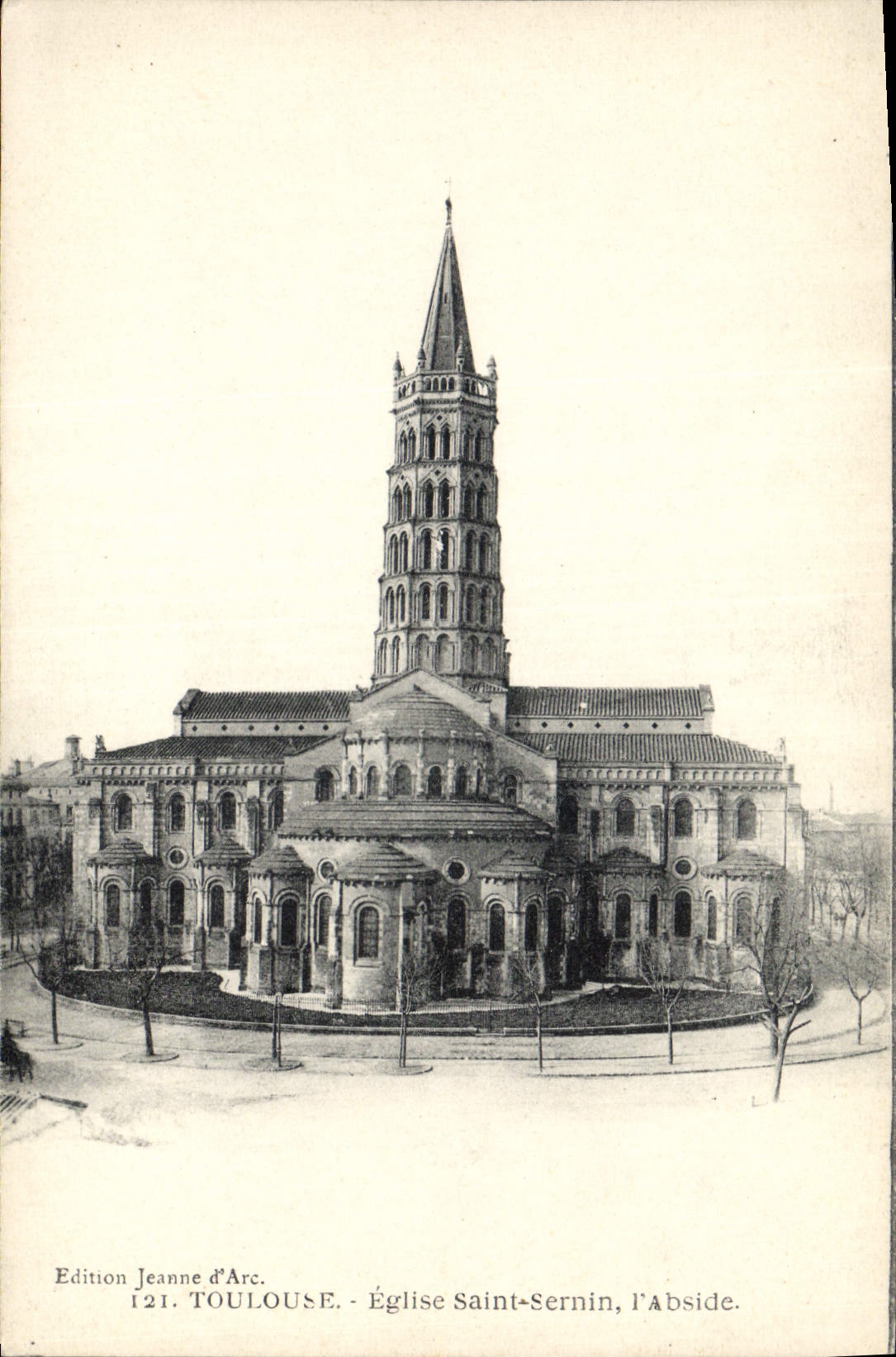 CPA Toulouse Eglise Saint Sernin l'Abside