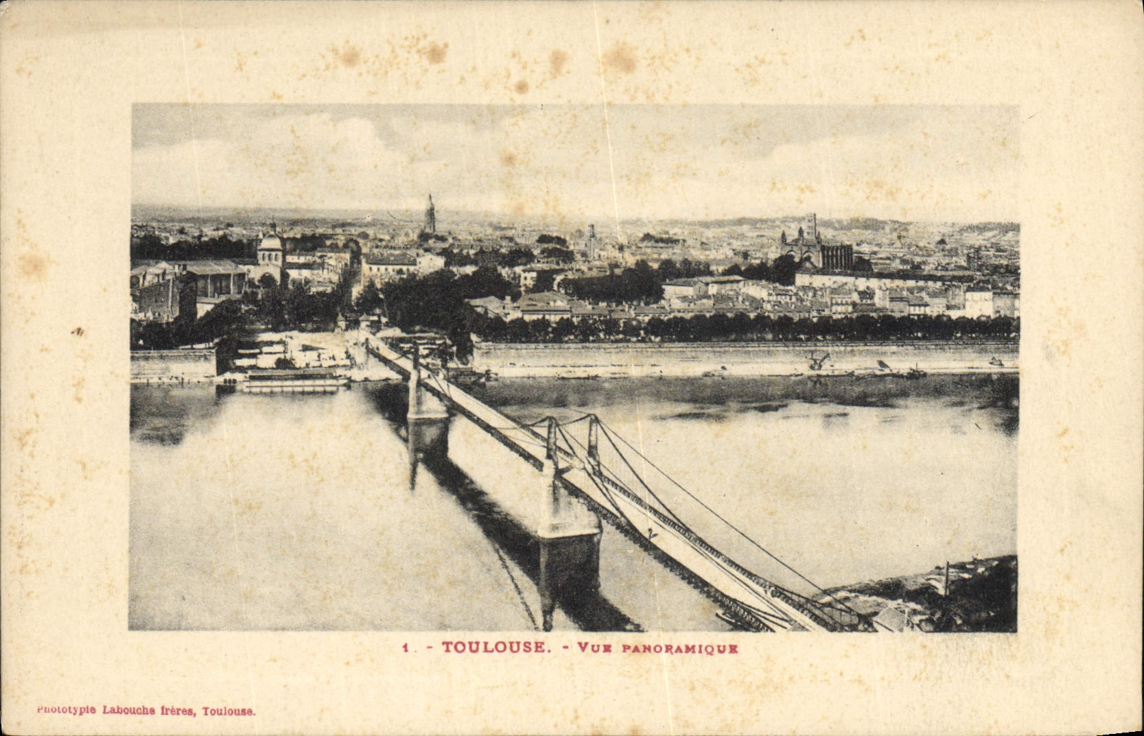 CPA Toulouse vue panoramique 