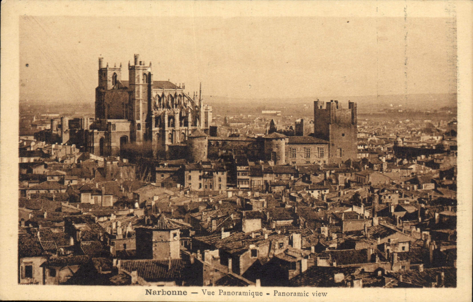 CPA Narbonne vue panoramique 
