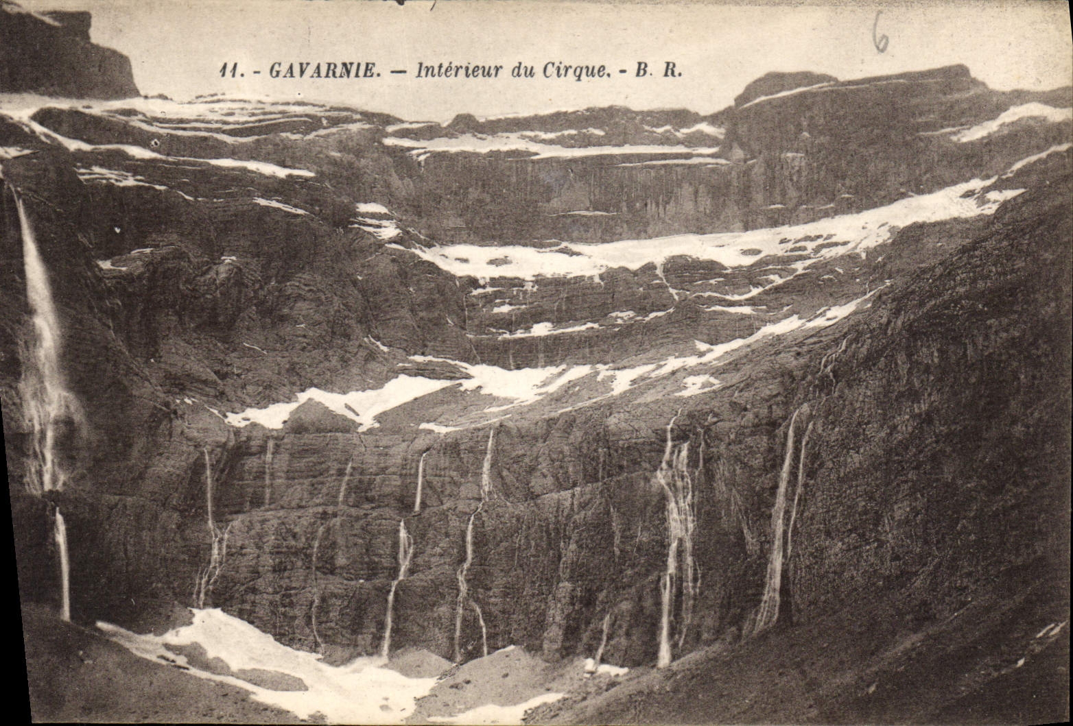 CPA Gavarnie Interieur du Cirque 