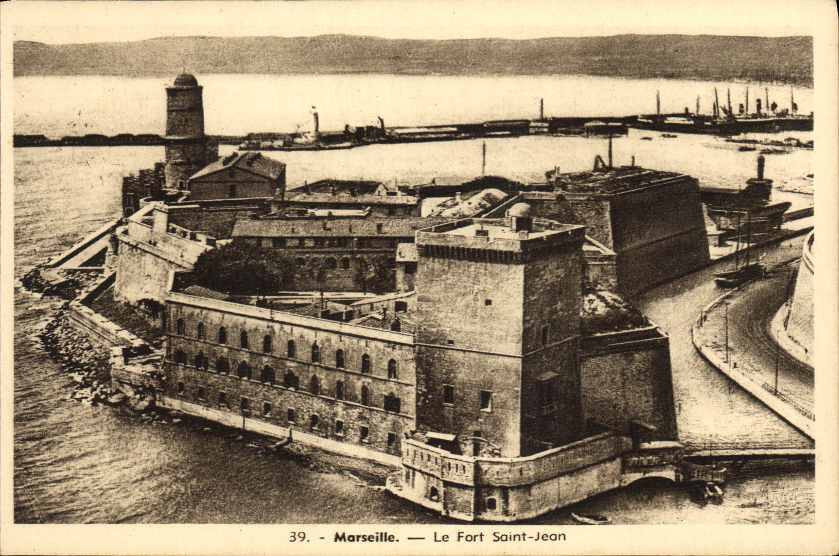 CPA Marseille le Fort Saint Jean 