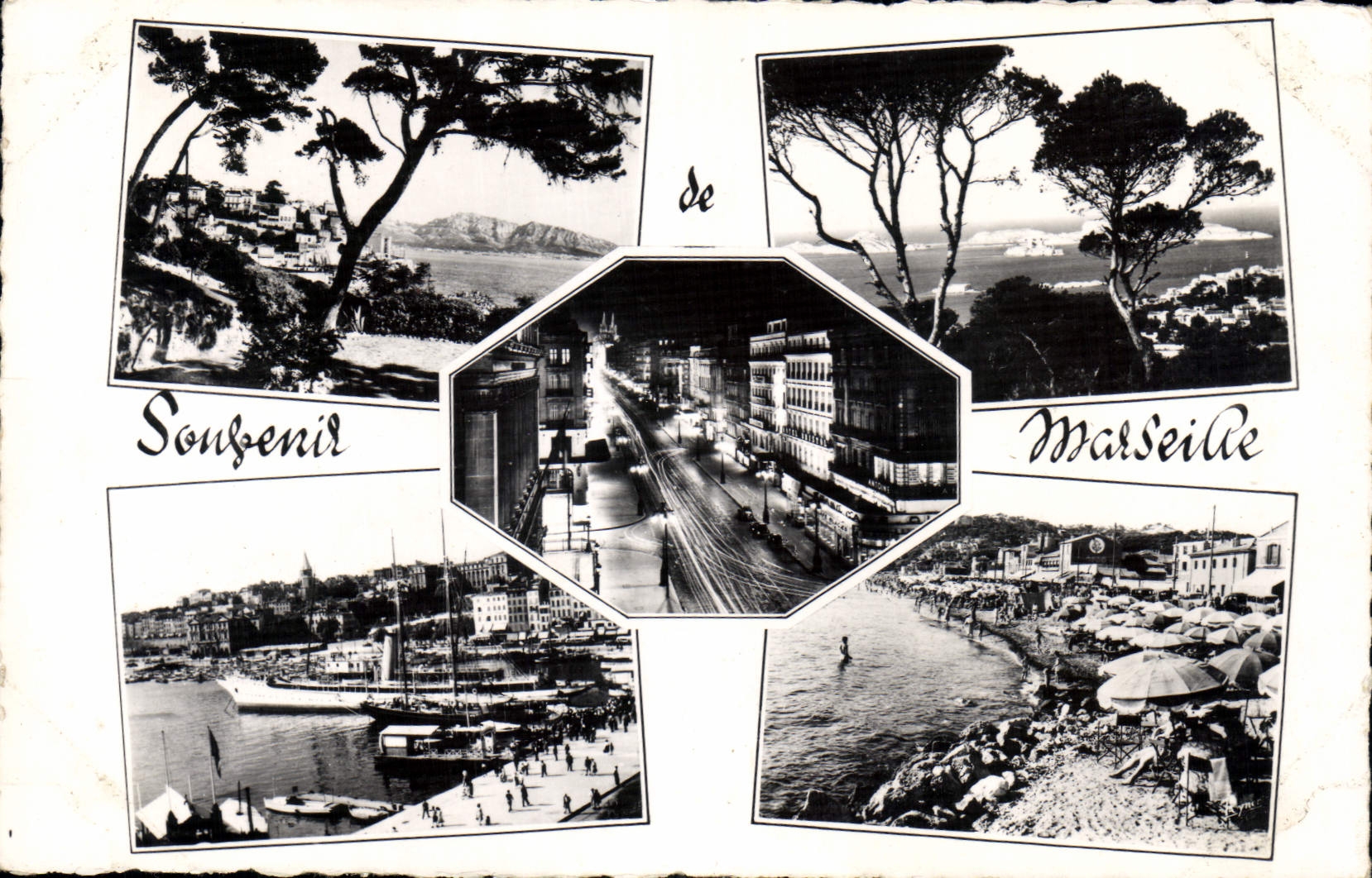 CPA Le Littoral Mediterraneen Marseille Souvenir 