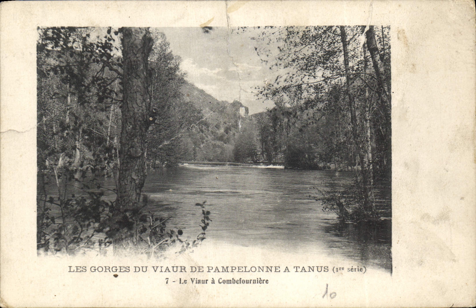 CPA Les Gorges du Viaur de Pampelonne a Tanus 1er serie le Visur a Combefouraiere