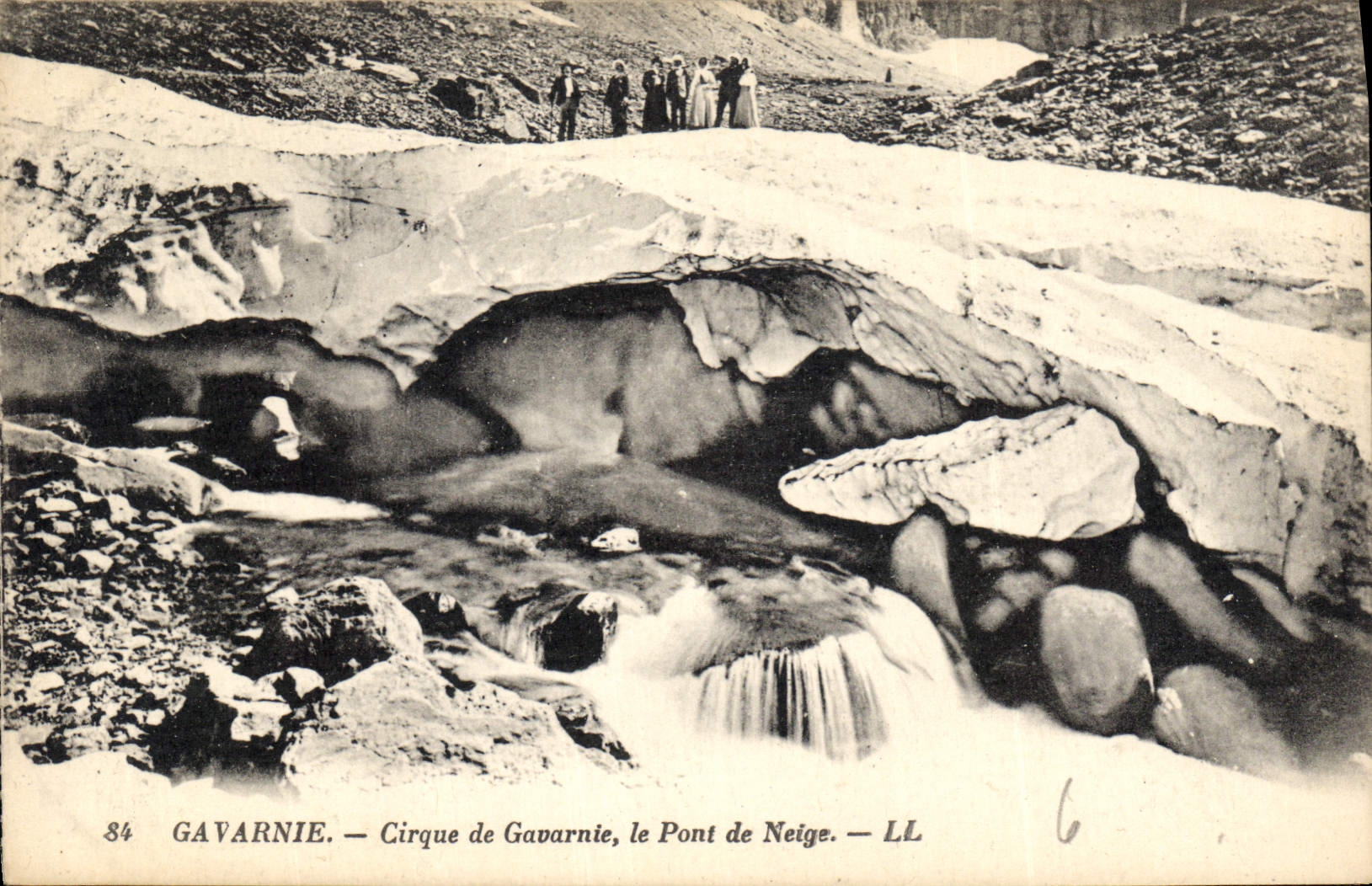CPA Gavarnie Cirque de Gavarnie le Pont de Neige 