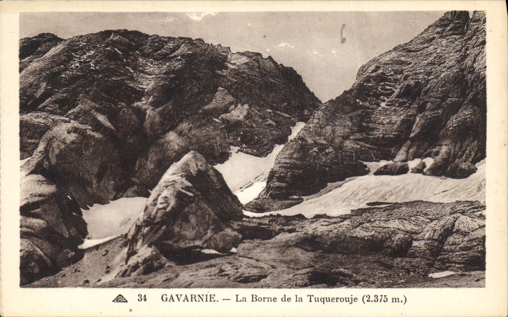 CPA Gavarnie la Borne de la Tuquerouje 