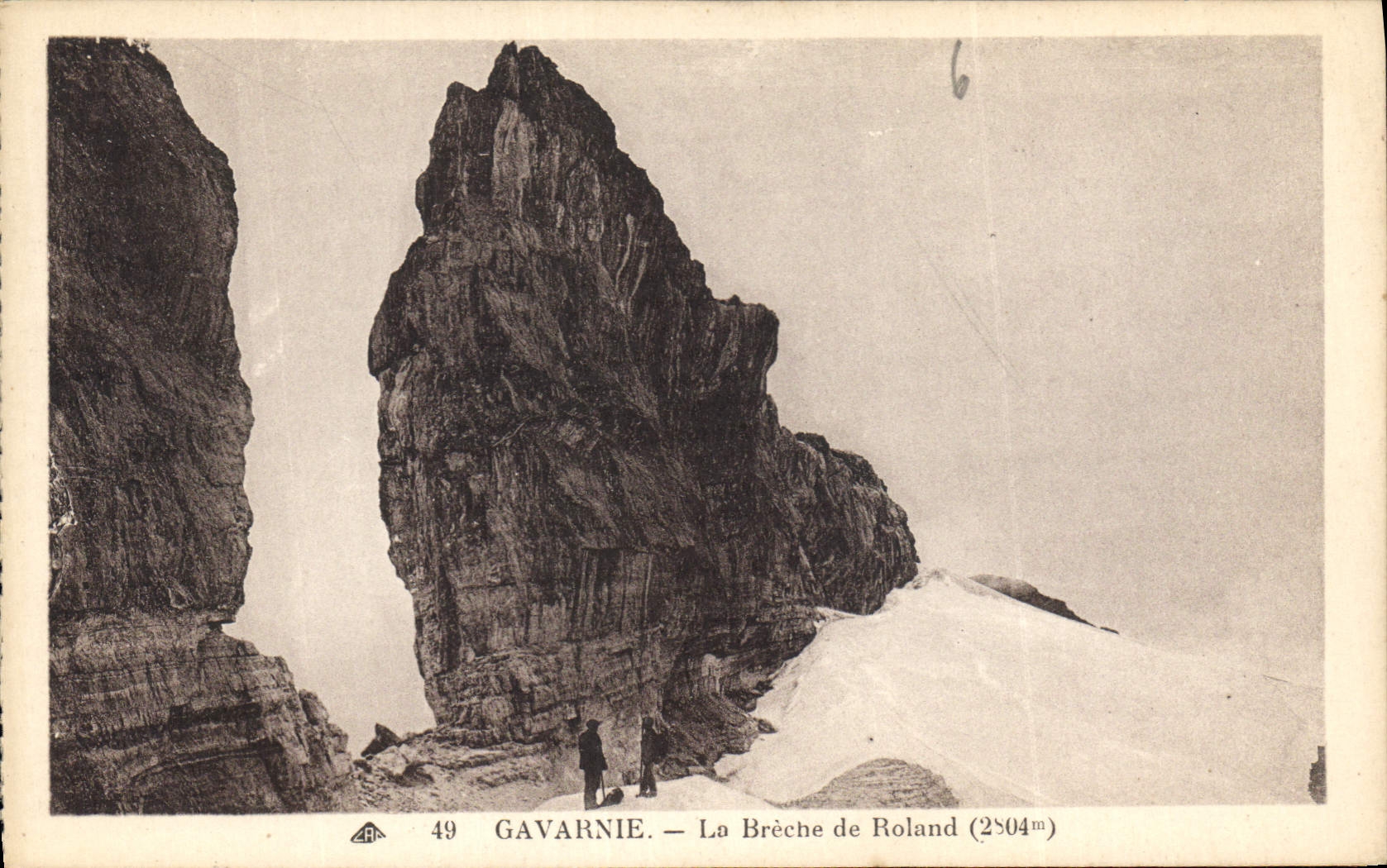 CPA Gavarnie la Breche de Roland 