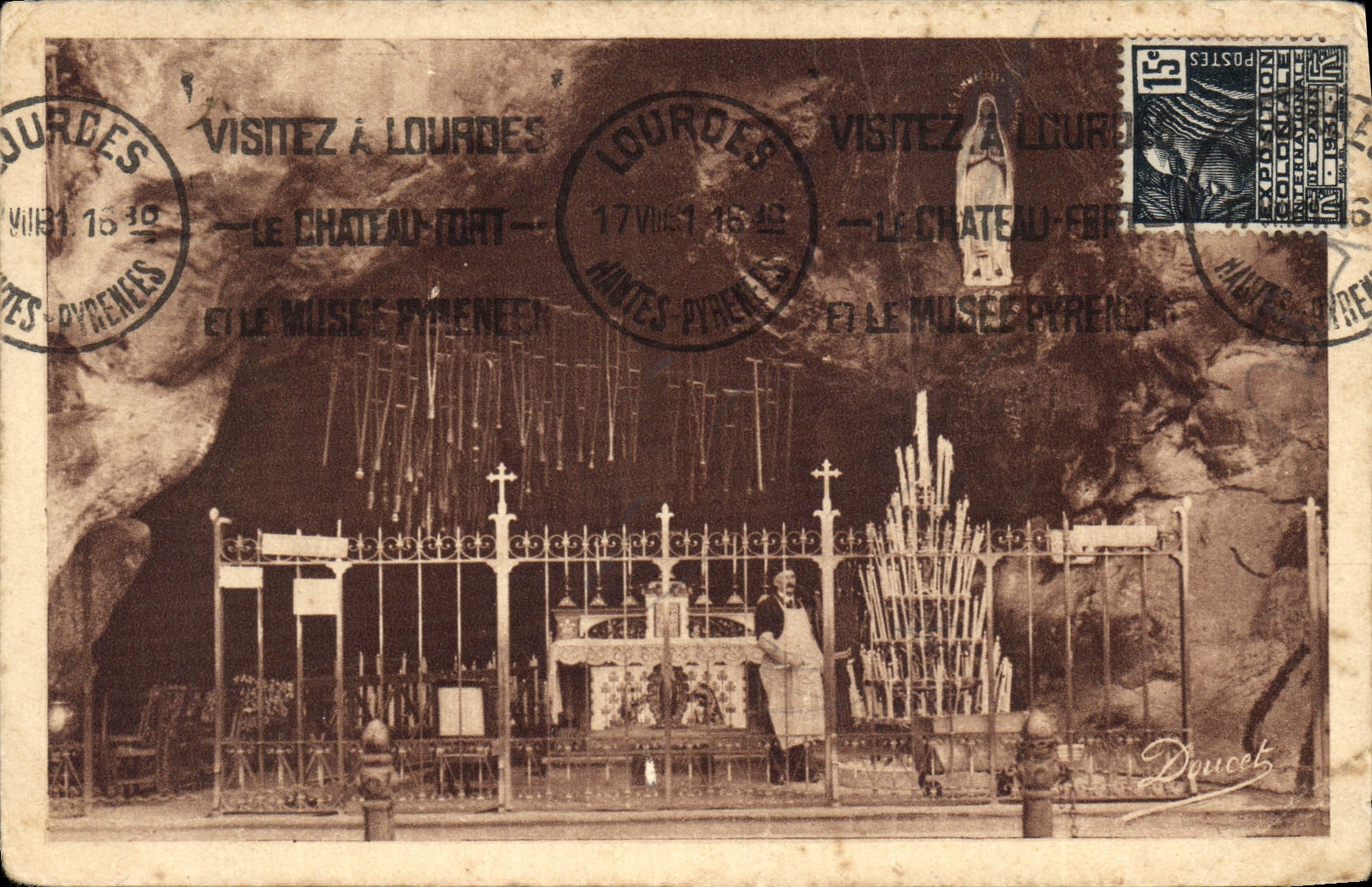 CPA Lourdes la Grotte 