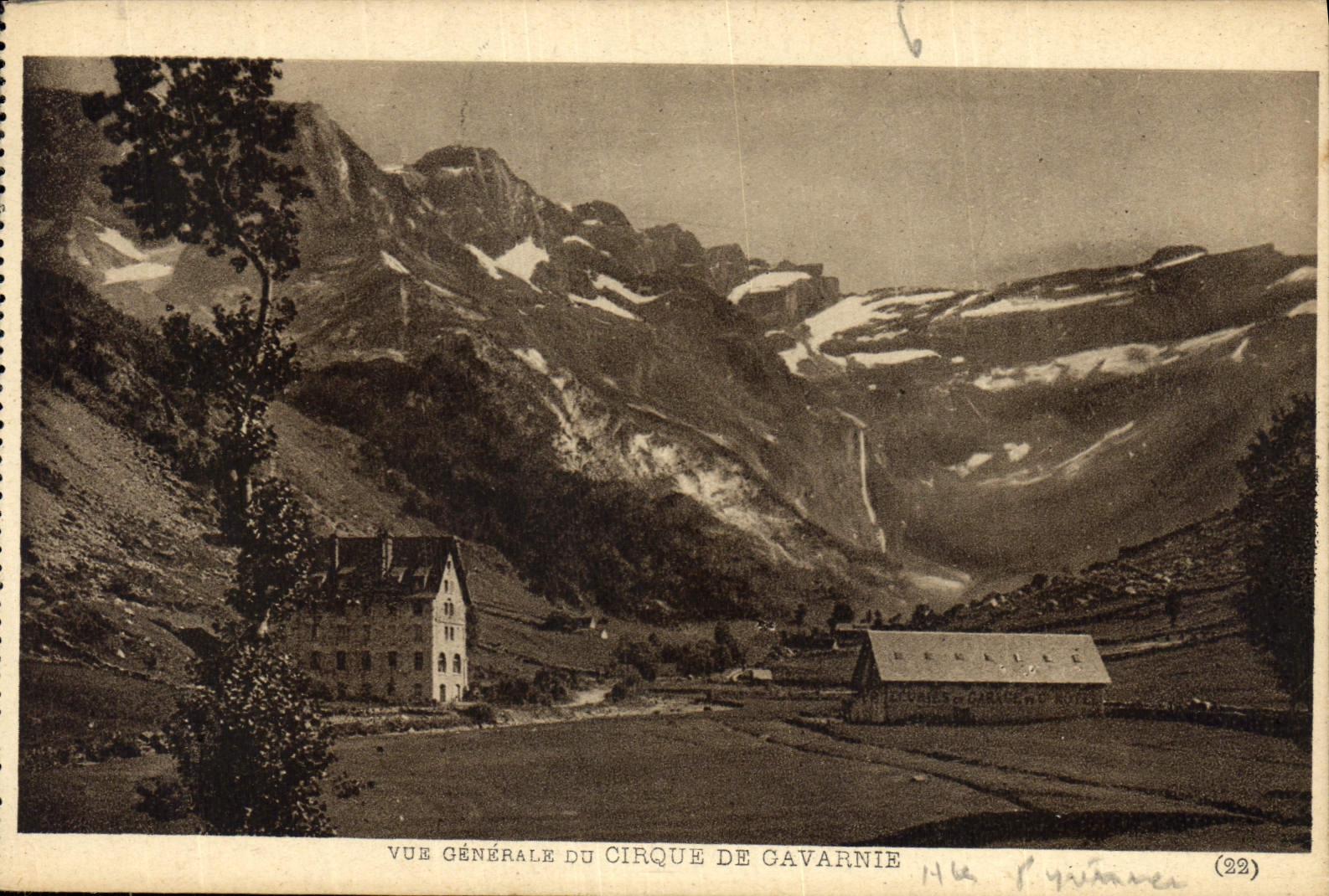 CPA Vue generale du Cirque de Gavarnie 