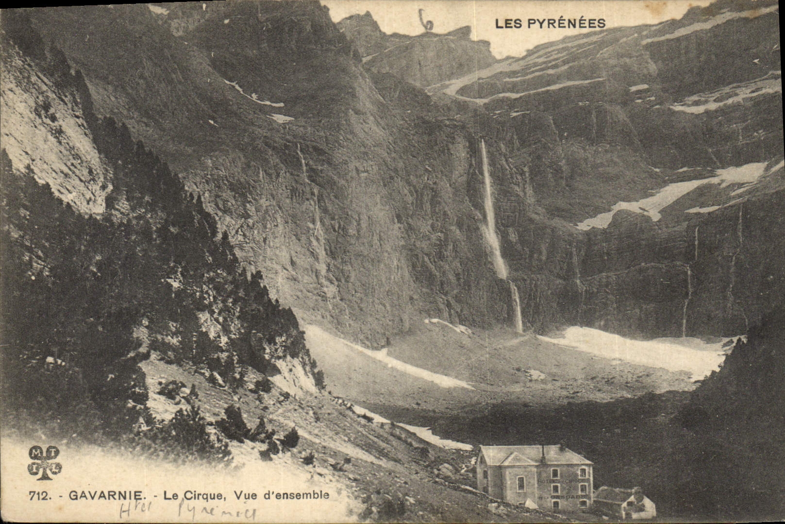 CPA Gavarnie Le Cirque vue d'ensemble 