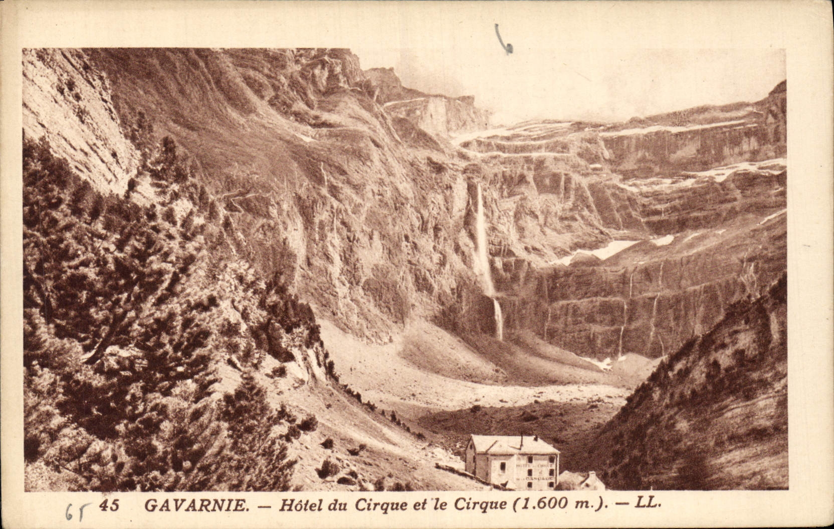 CPA Gavarnie Hotel du Cirque et le Cirque 