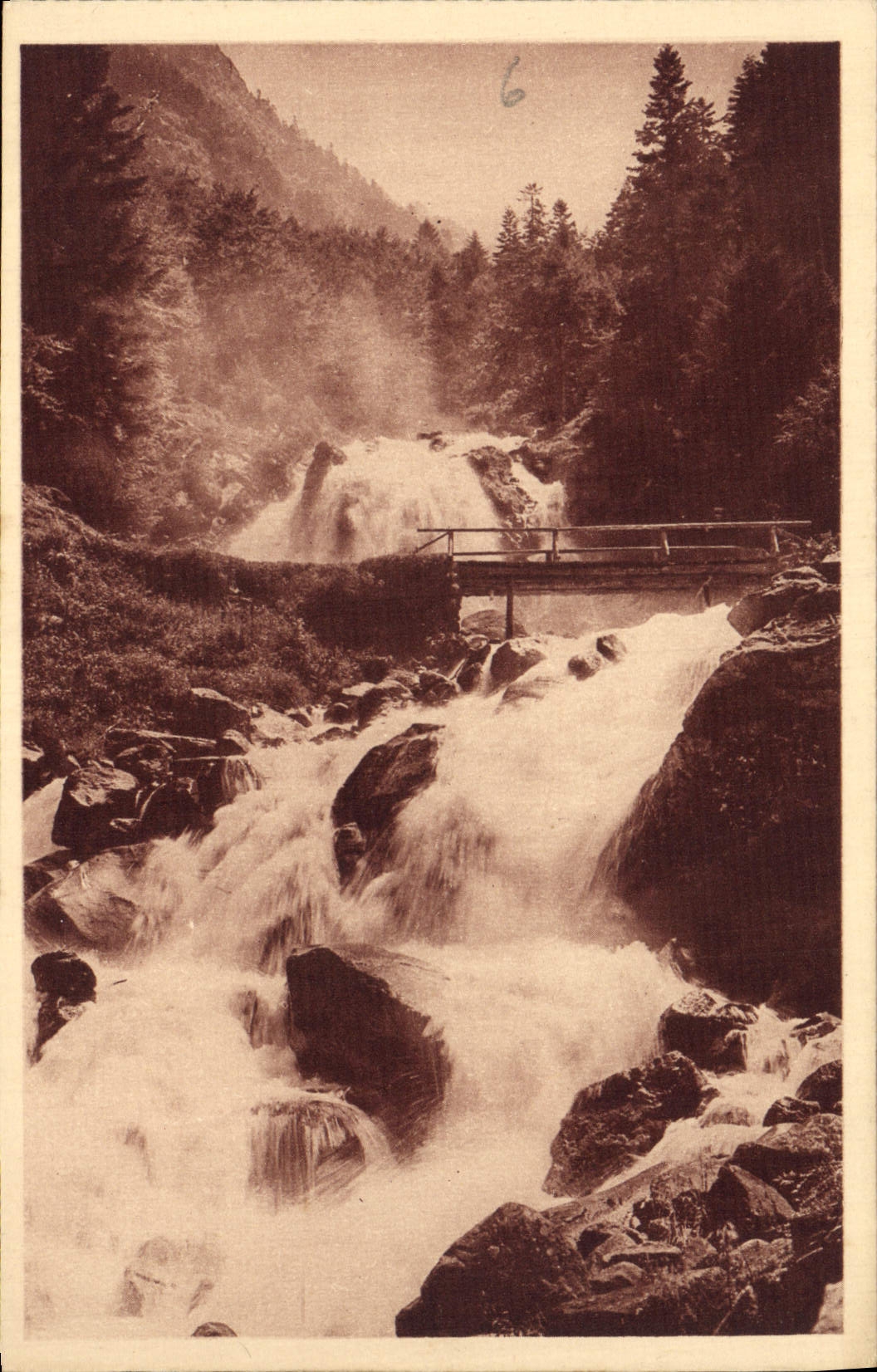 CPA Cautrets Cascade du Lutour 