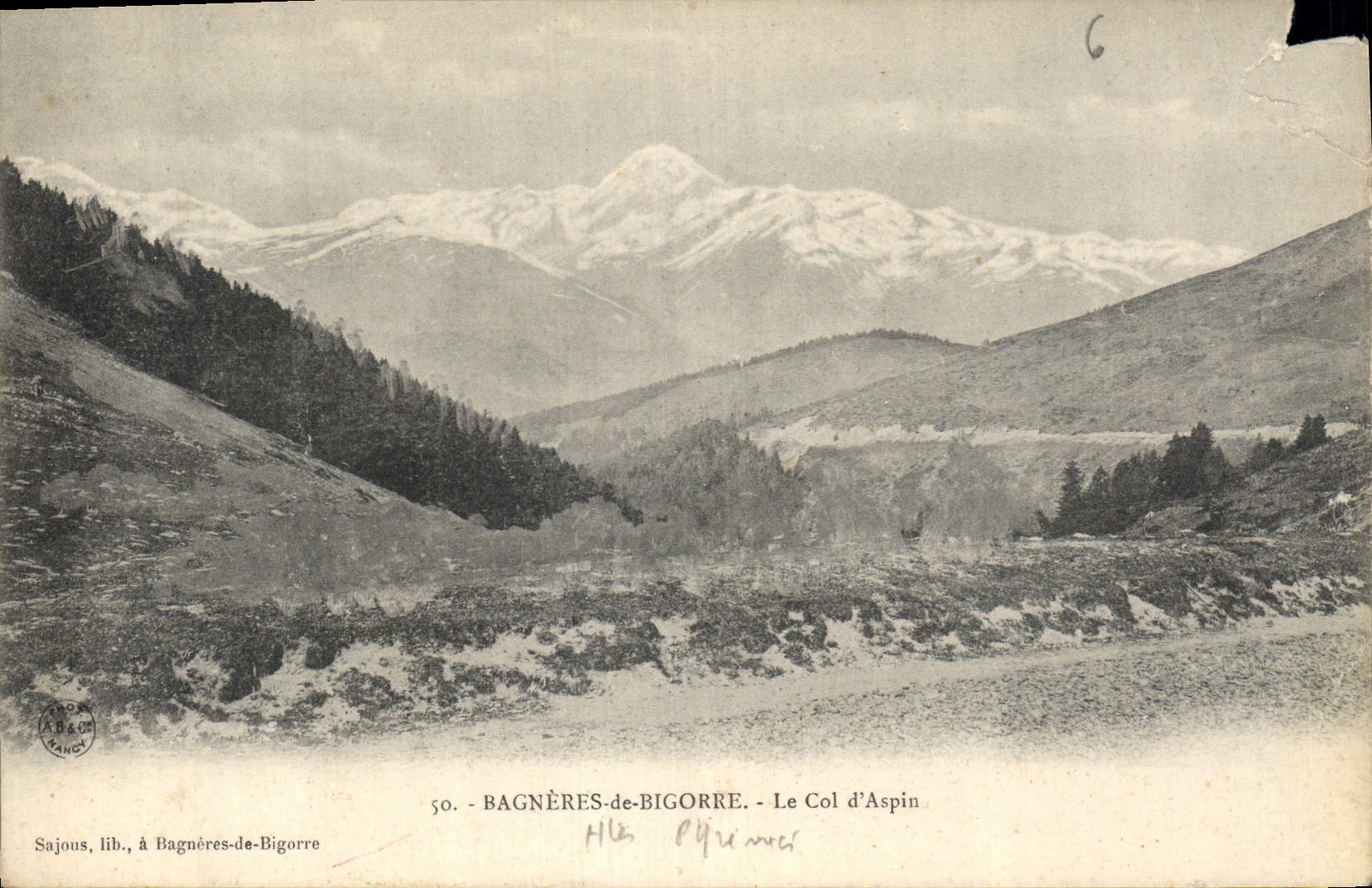 CPA Bagneres de Bigorre Le Col d'Aspin