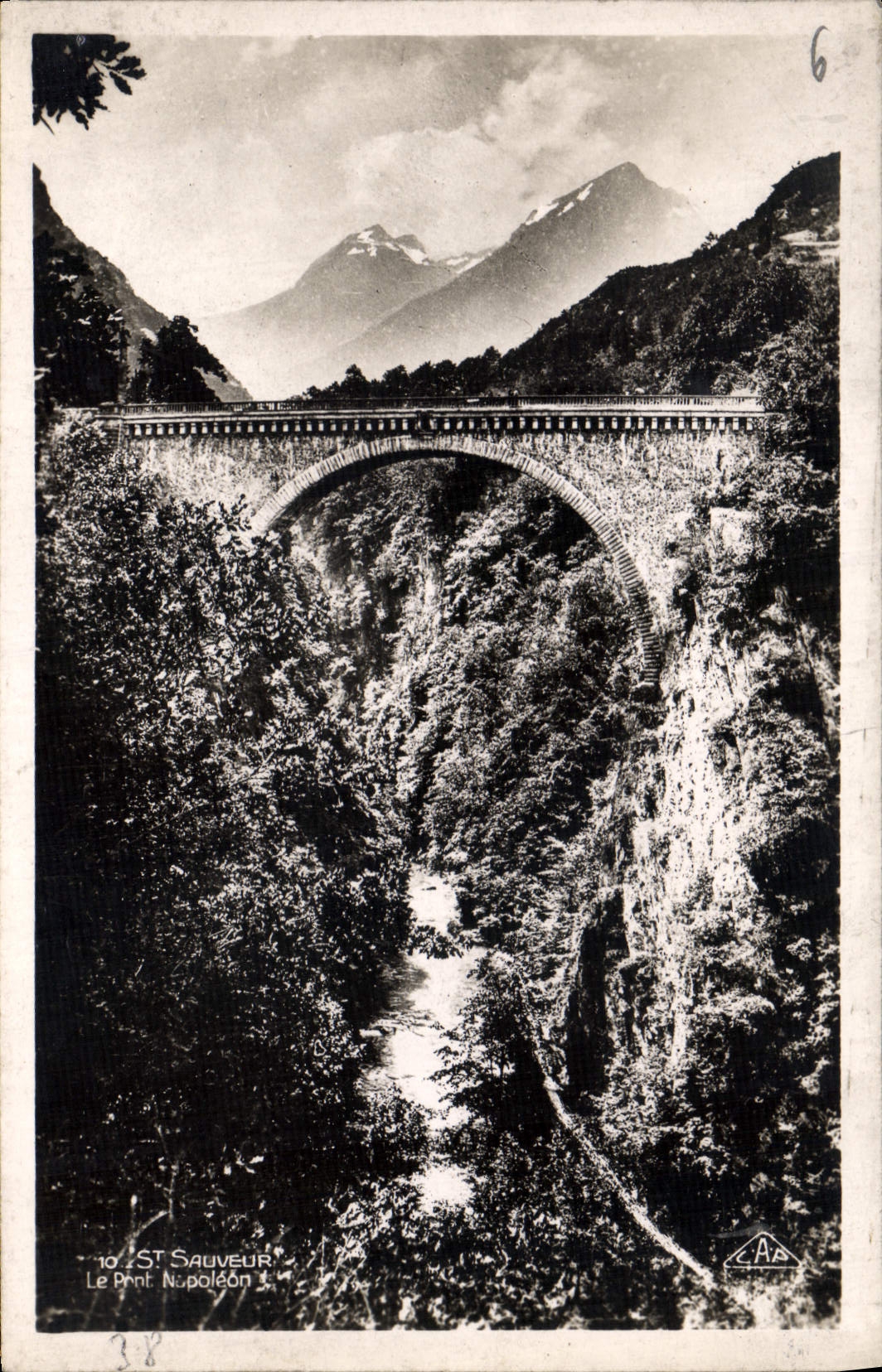 CPA St Sauveur Le Pont Napoleon 