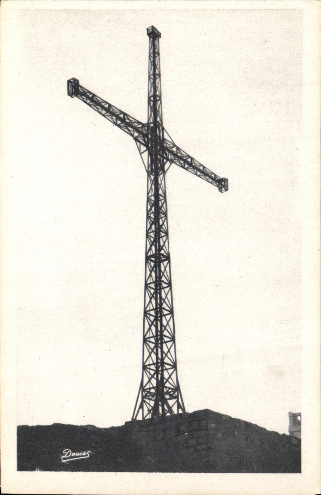 CPA Lourdes La Croix Sommet du Pic du Jer 