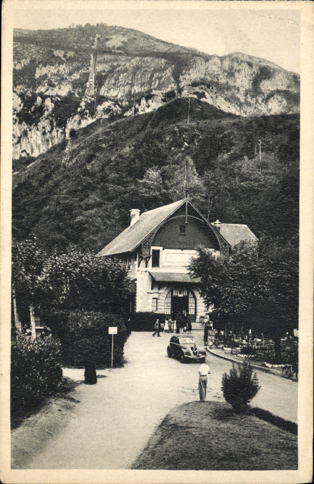 CPA Lourdes La Gare du Pic du Jer 