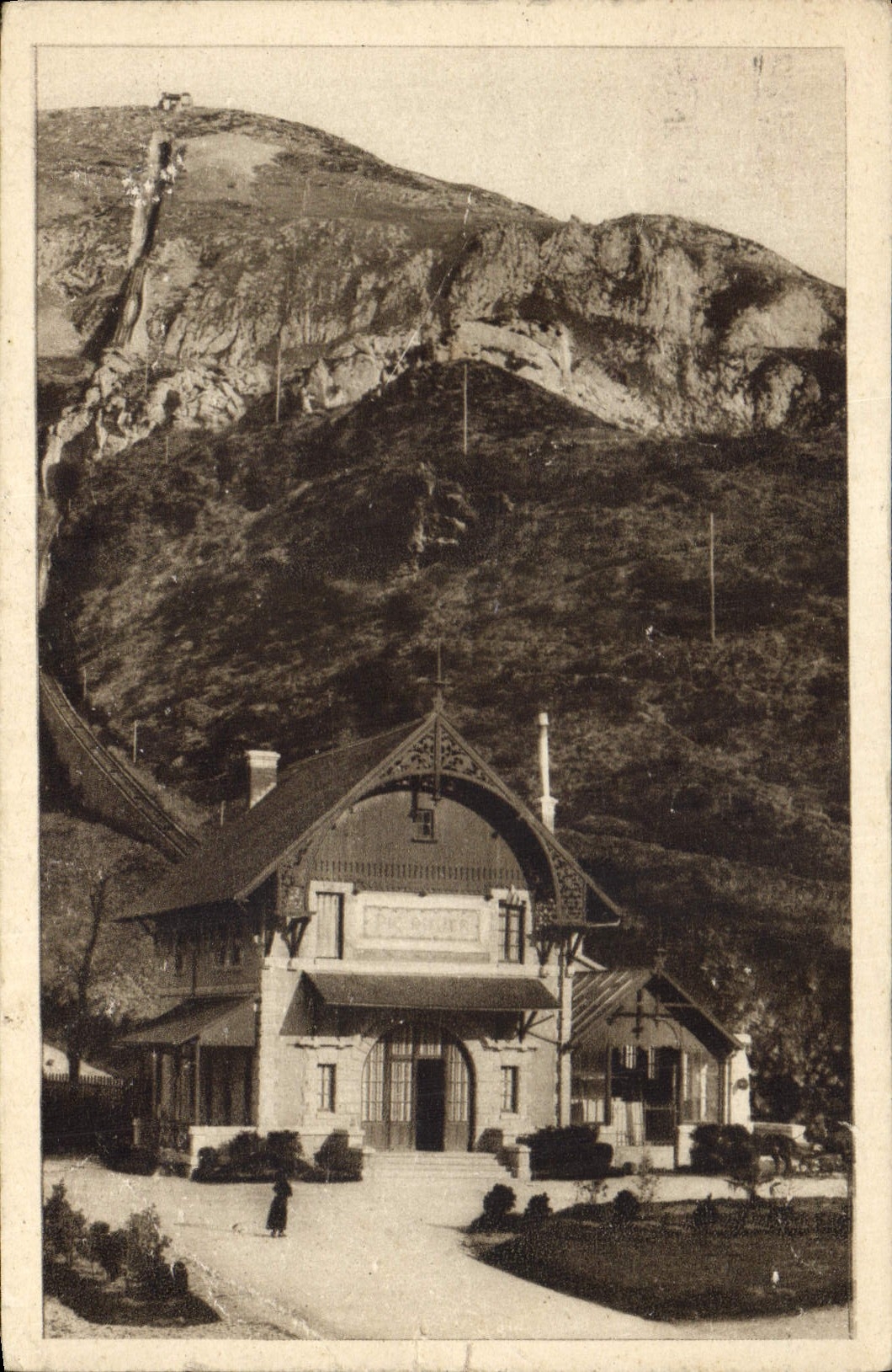 CPA Lourdes Funiculaire du Pic du Jer 