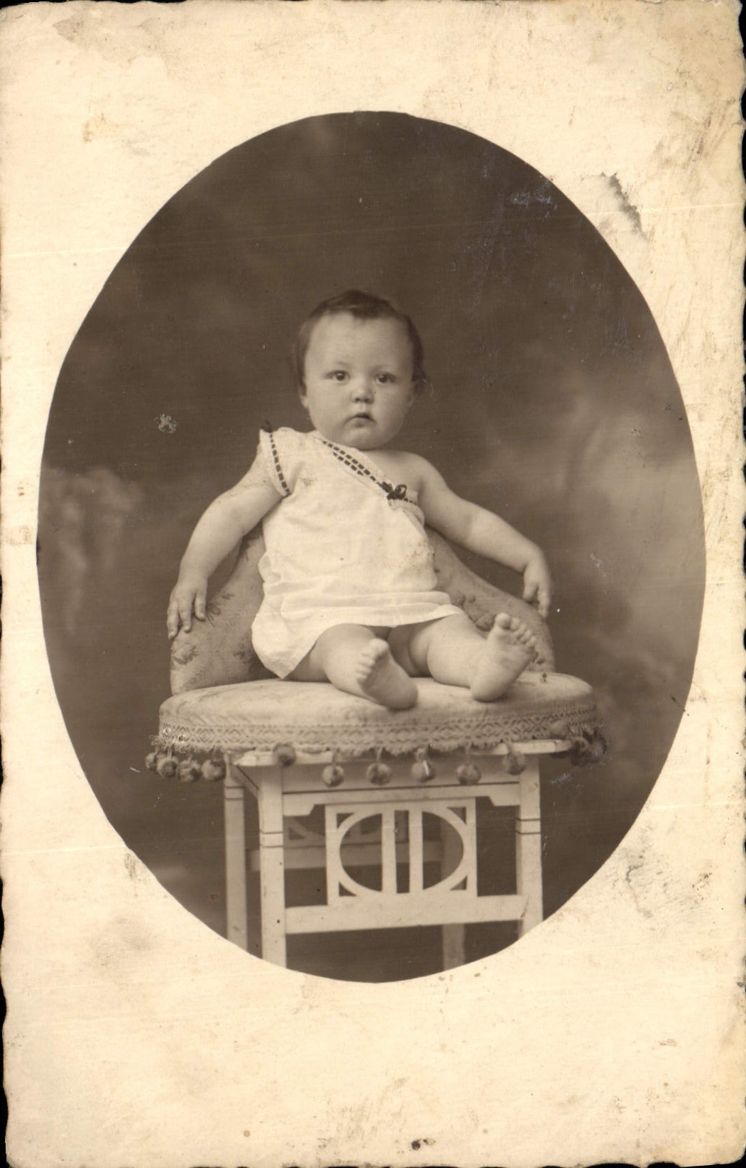 CARTE PHOTO Enfant Bebe