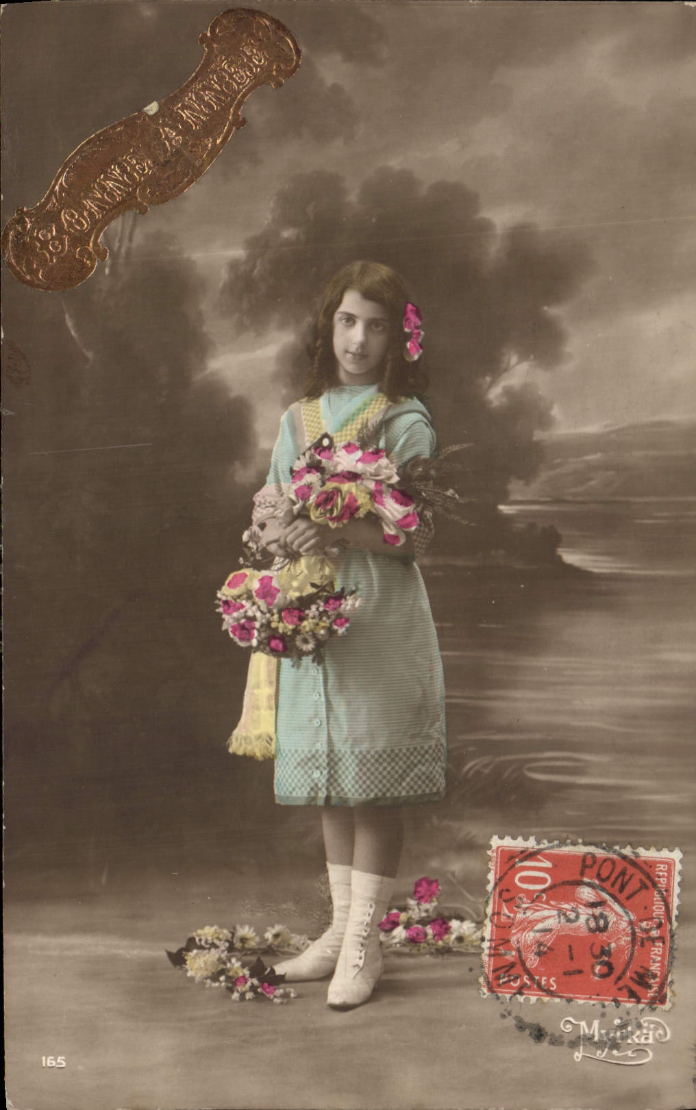 CPA Bonne annee Enfant