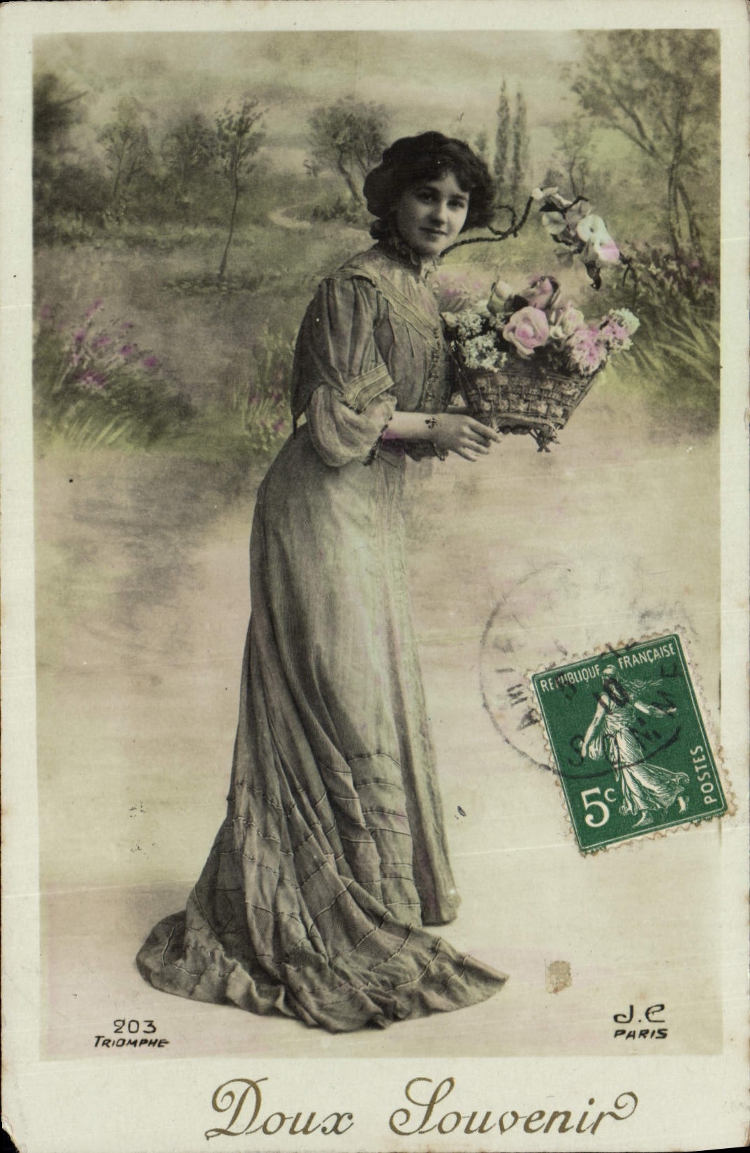 CPA Doux Souvenir Enfant