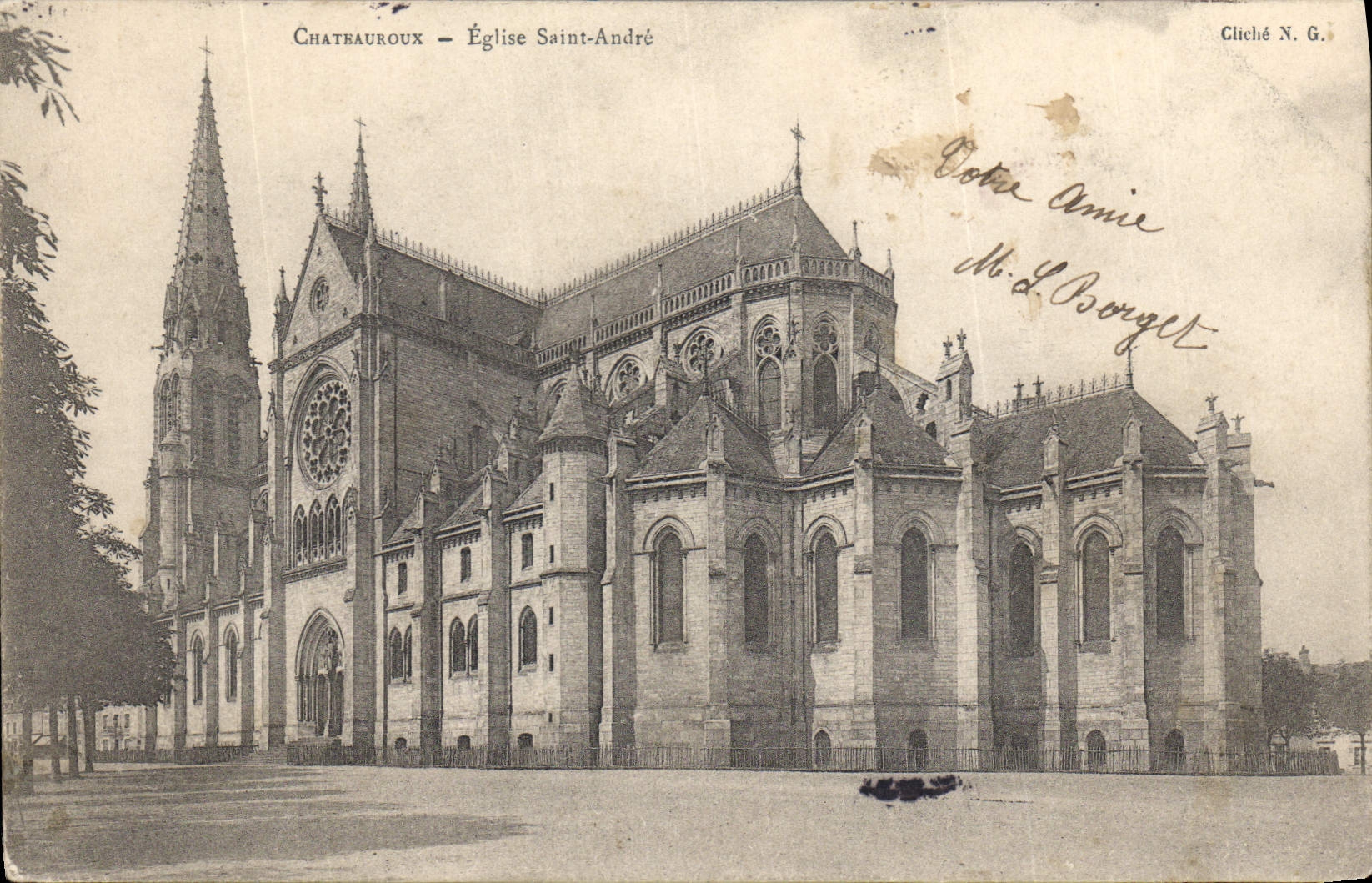 CPA Chateauroux Eglise Saint Andre 