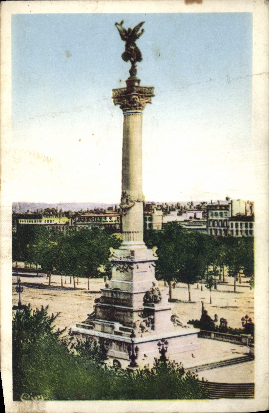 CPA Bordeaux Gironde Place des Quinconces 