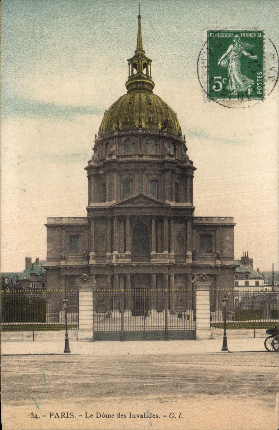 CPA Paris Le Dome des invalides 