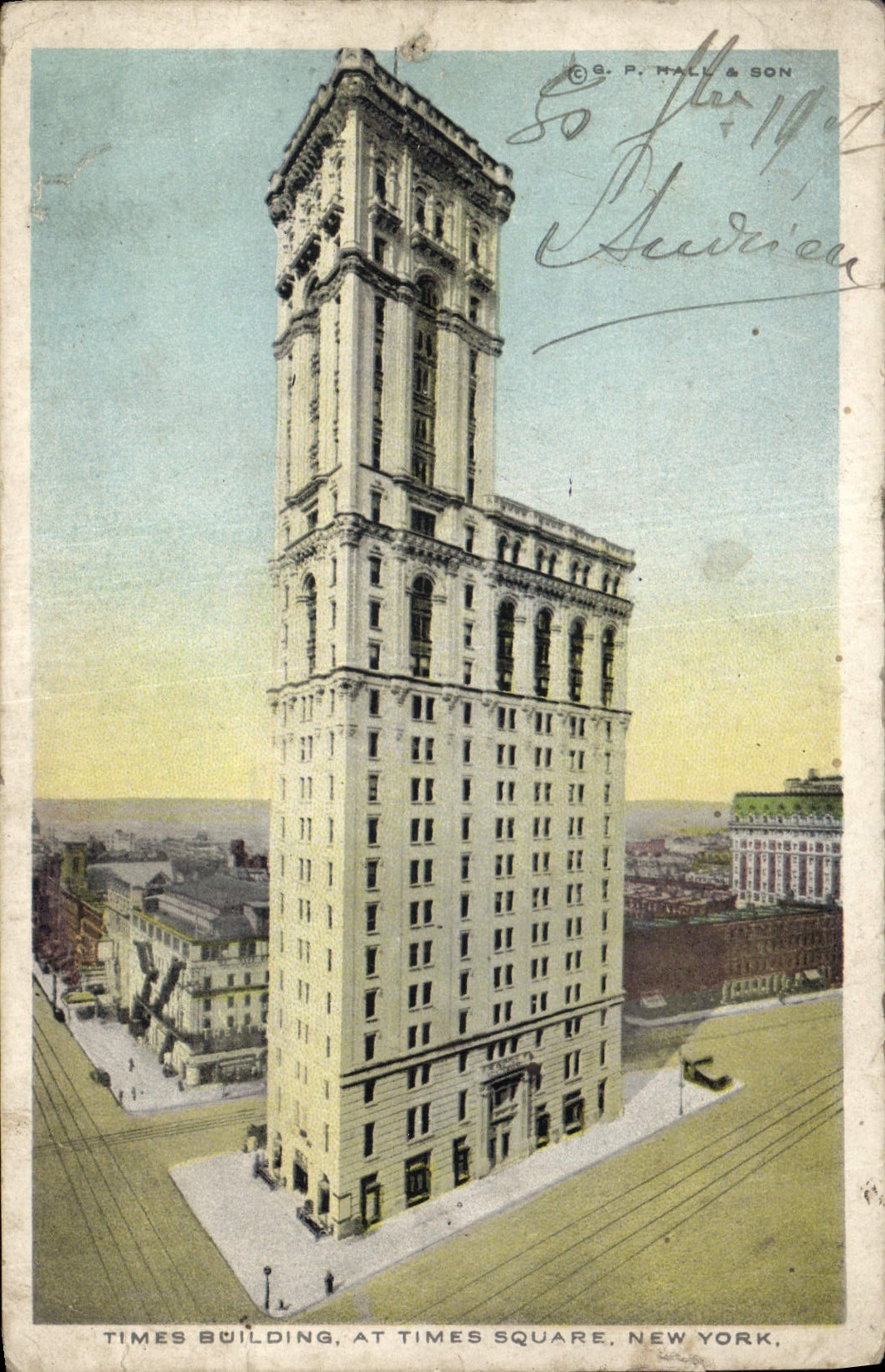 CPA Times Building at Times Square New York 