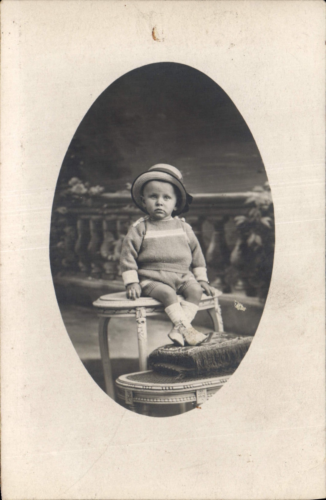 CARTE PHOTO Enfant Bebe