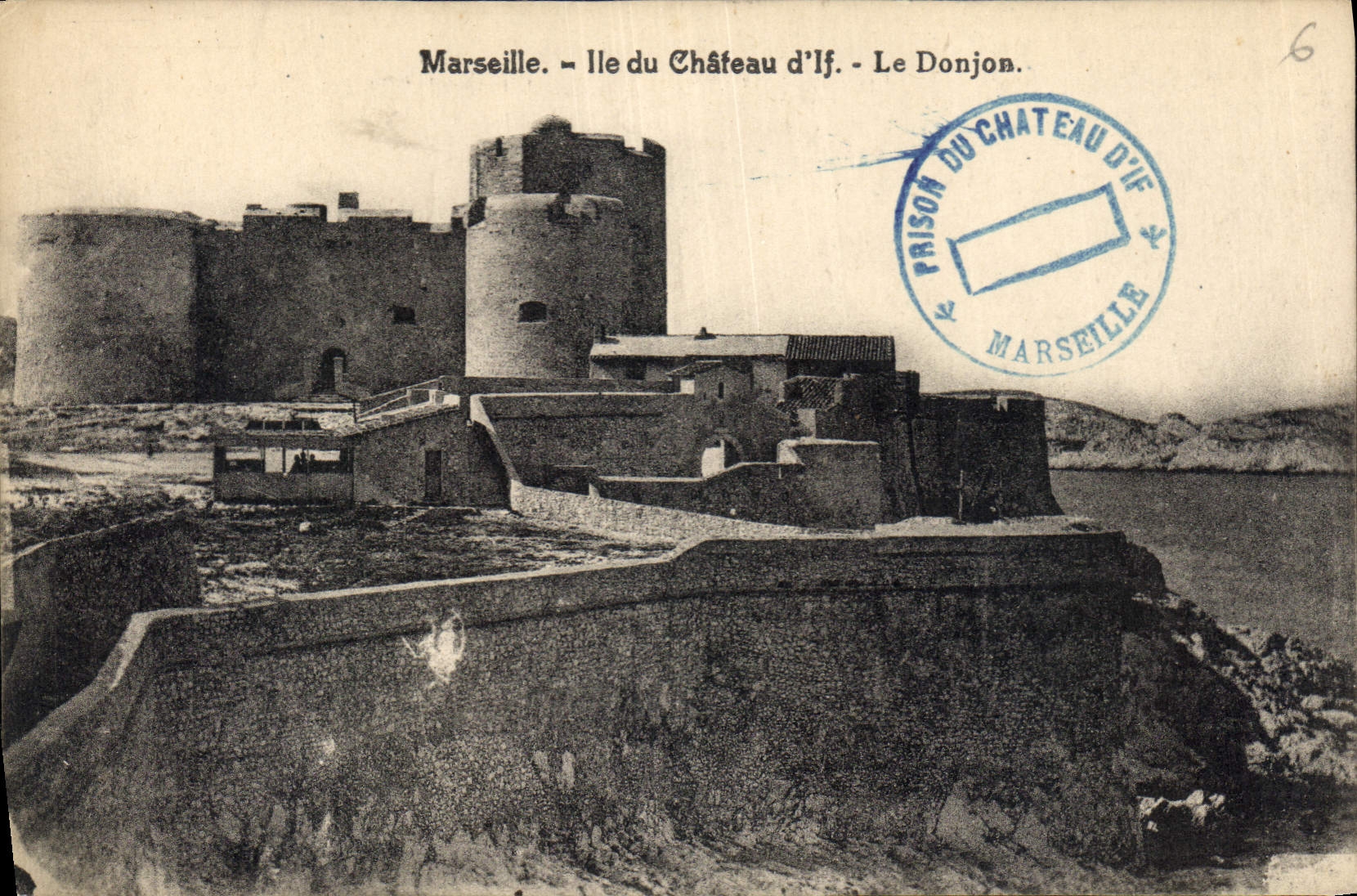 CPA Marseille Ile du Chateau d'If le Donjon 