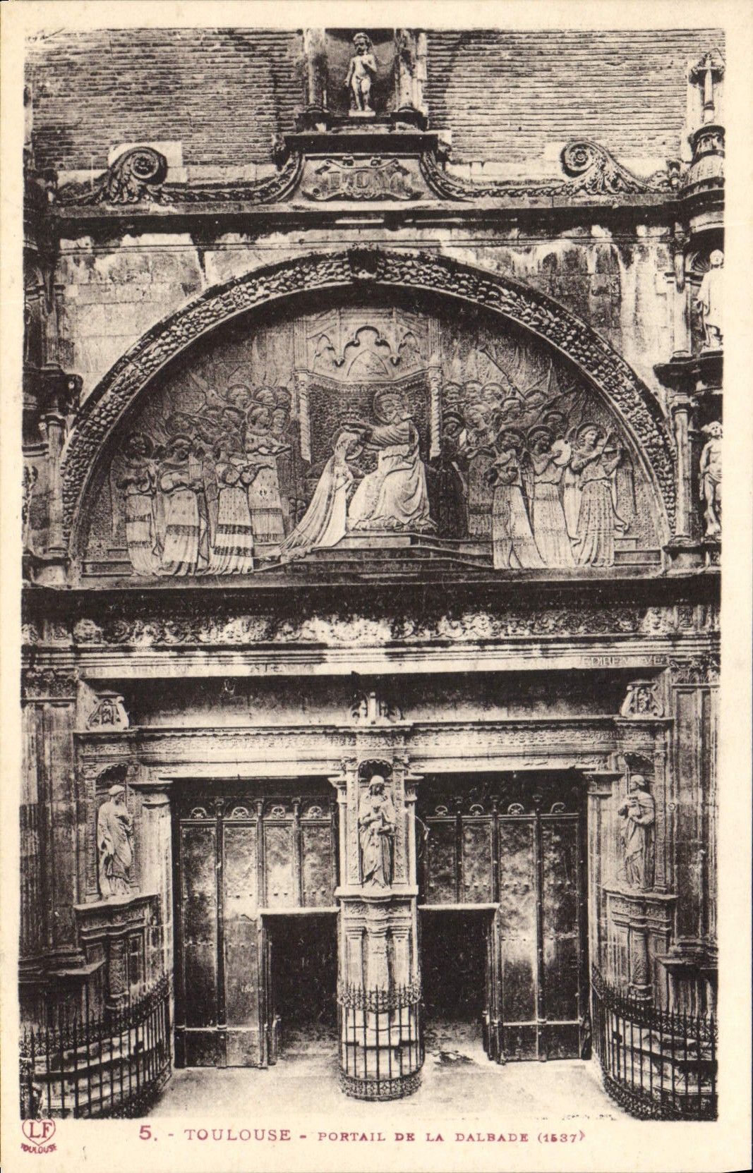 CPA Toulouse portail de la Dalbade 