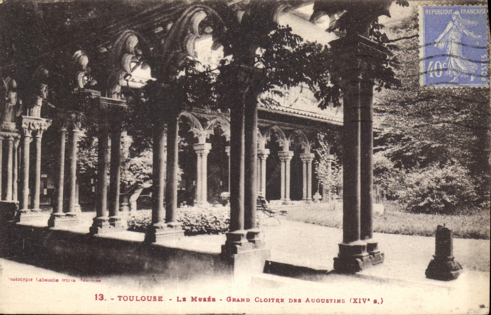 CPA Toulouse Le Musee Grand Cloitre des Augustins 