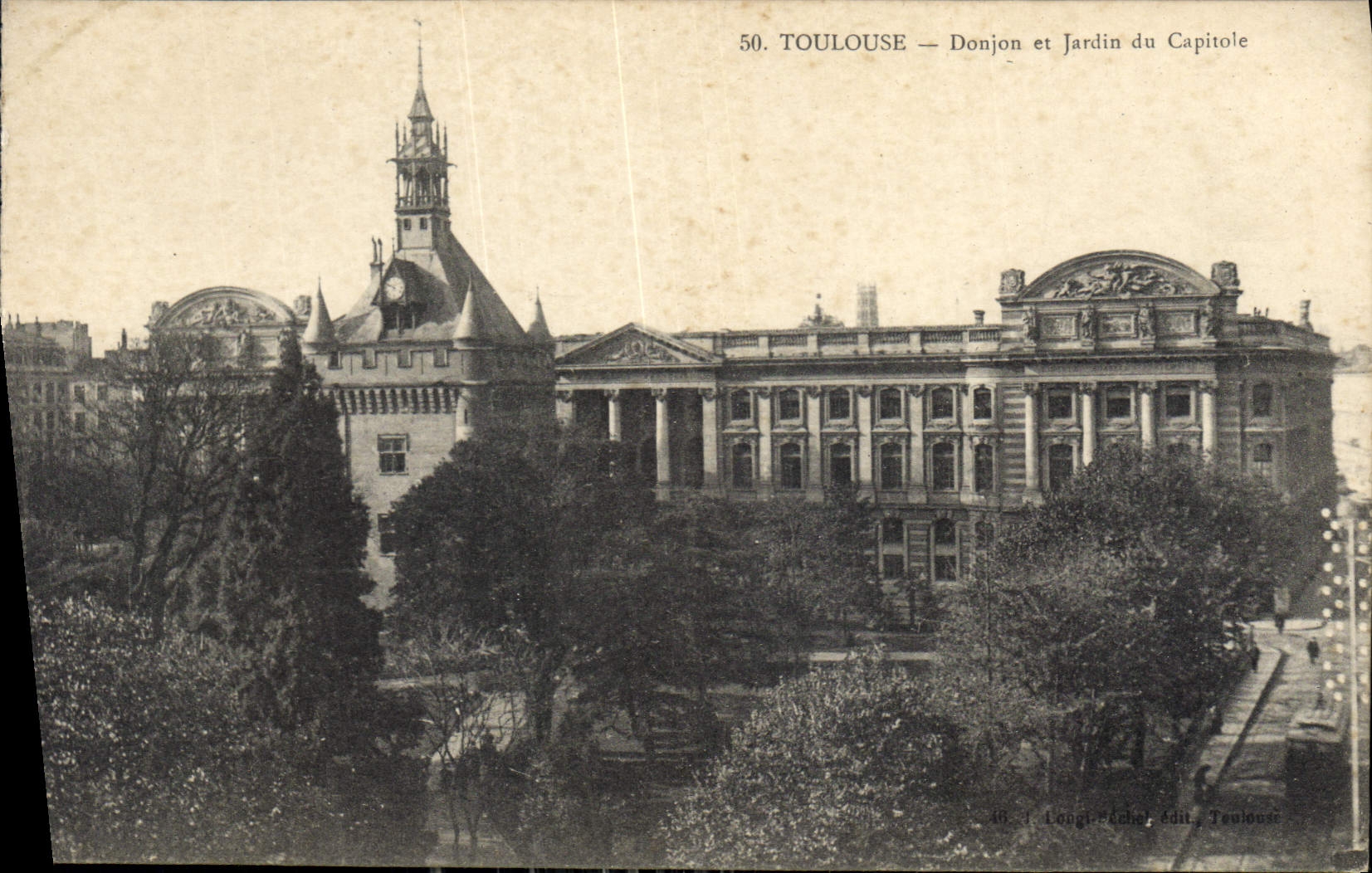 CPA Toulouse Donjon et Jardin du Capitole 