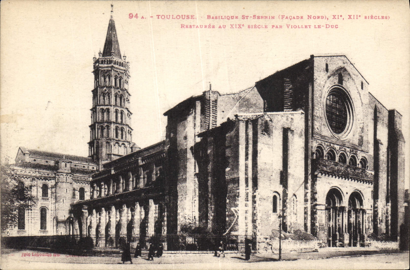 CPA Toulouse Basilique St Sernin facade nord