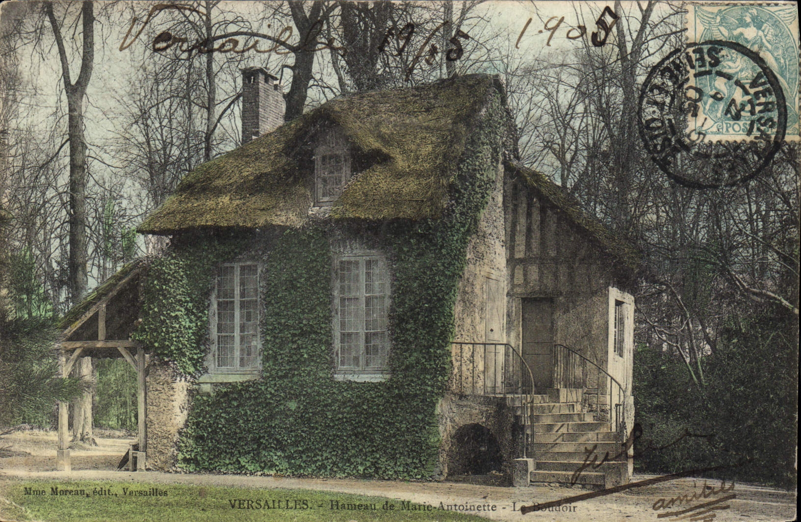 CPA Versailles Hameau de Marie Antoinette Le Boudoir 