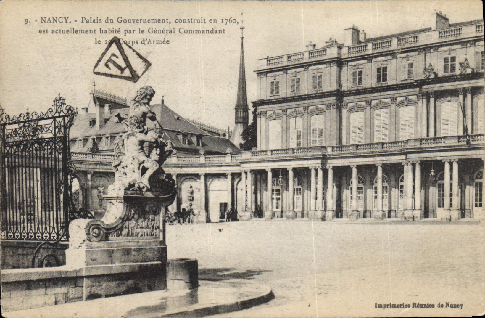 CPA Nancy Palais du Gouvernement 