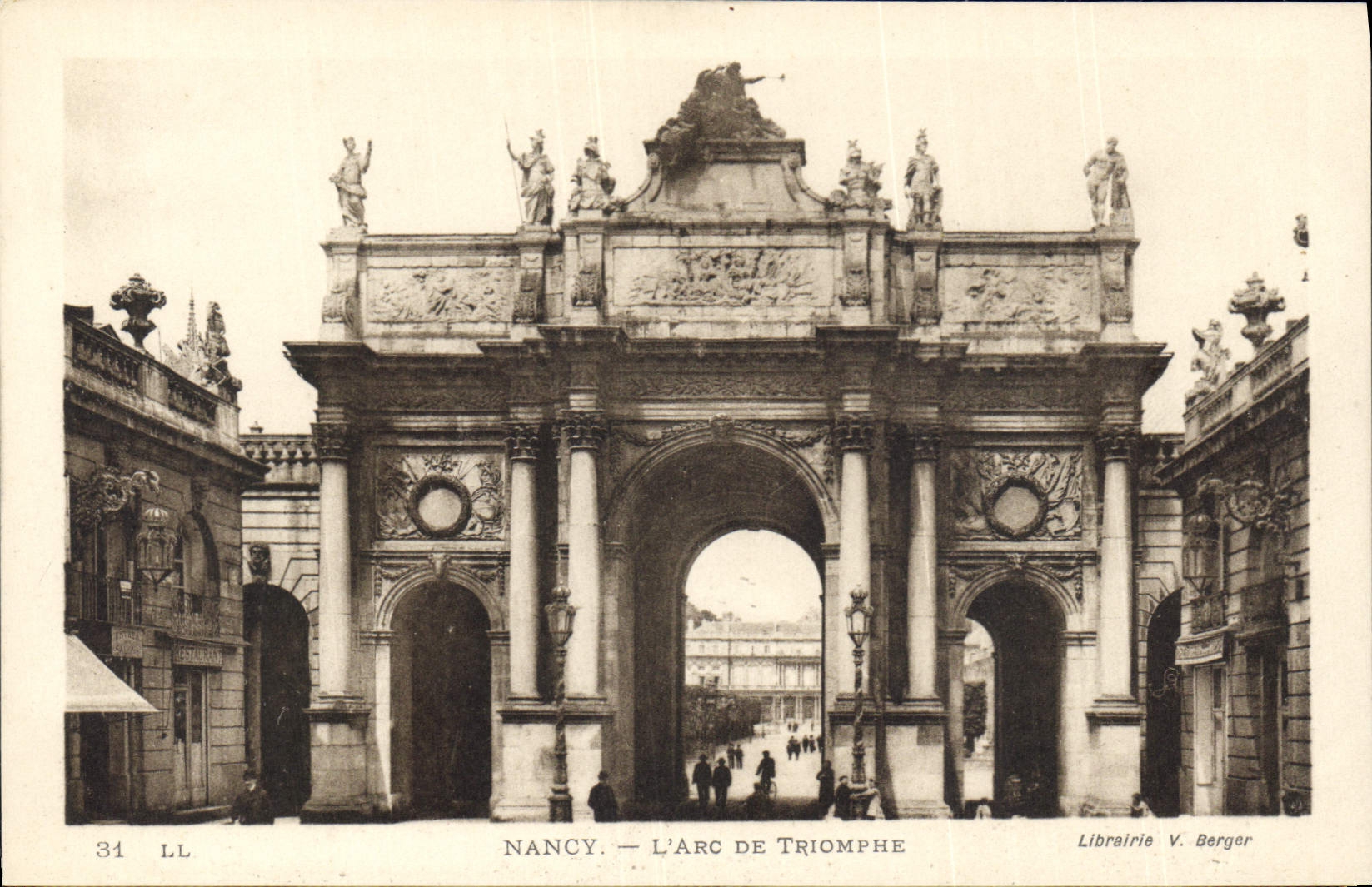 CPA Nancy L'Arc de Triomphe 