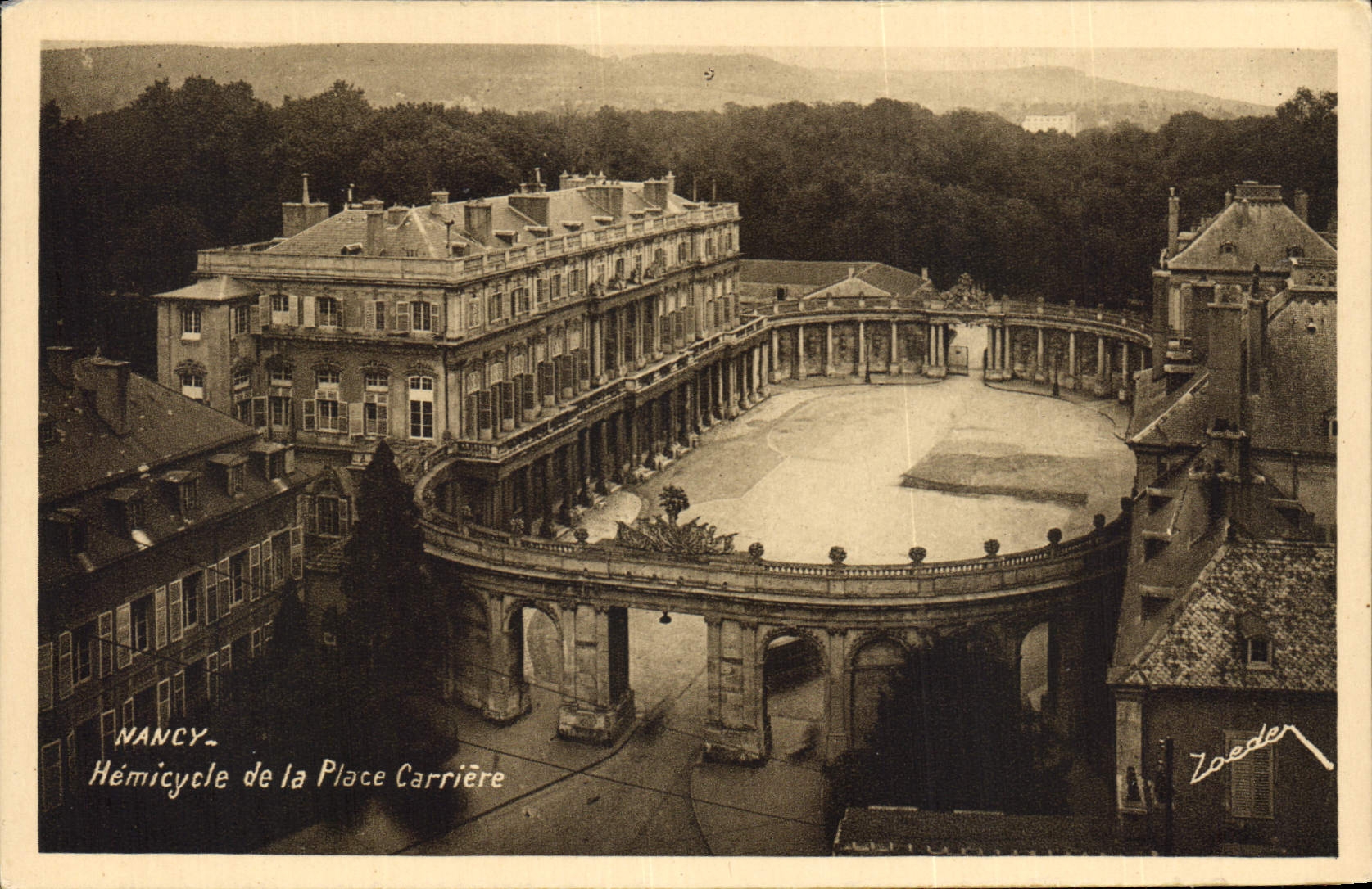 CPA Nancy Hemicycle de la Place Carriere 