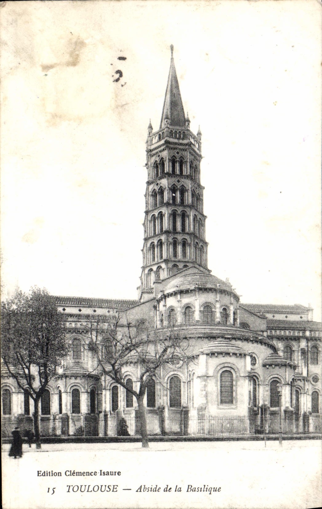 CPA Toulouse Abside de la Basilique 