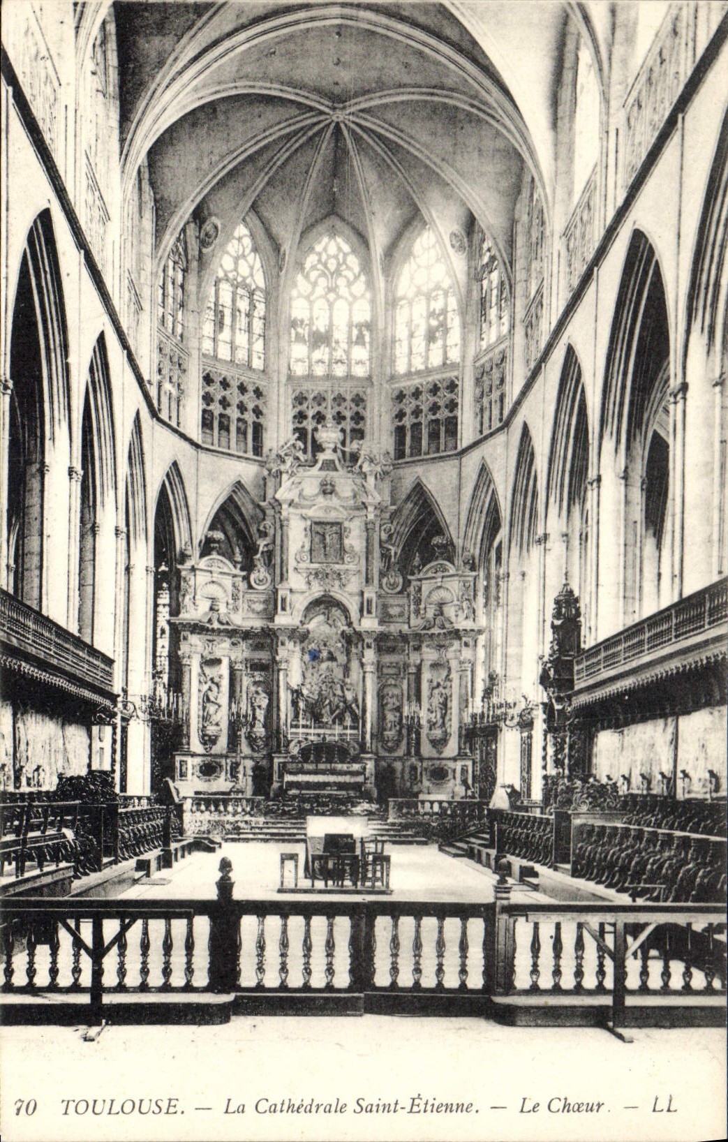 CPA Toulouse La Cathedrale Saint Etienne Le Choeur 