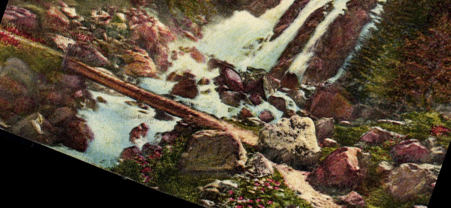 CPA Cauterets Cascade de Lutour 