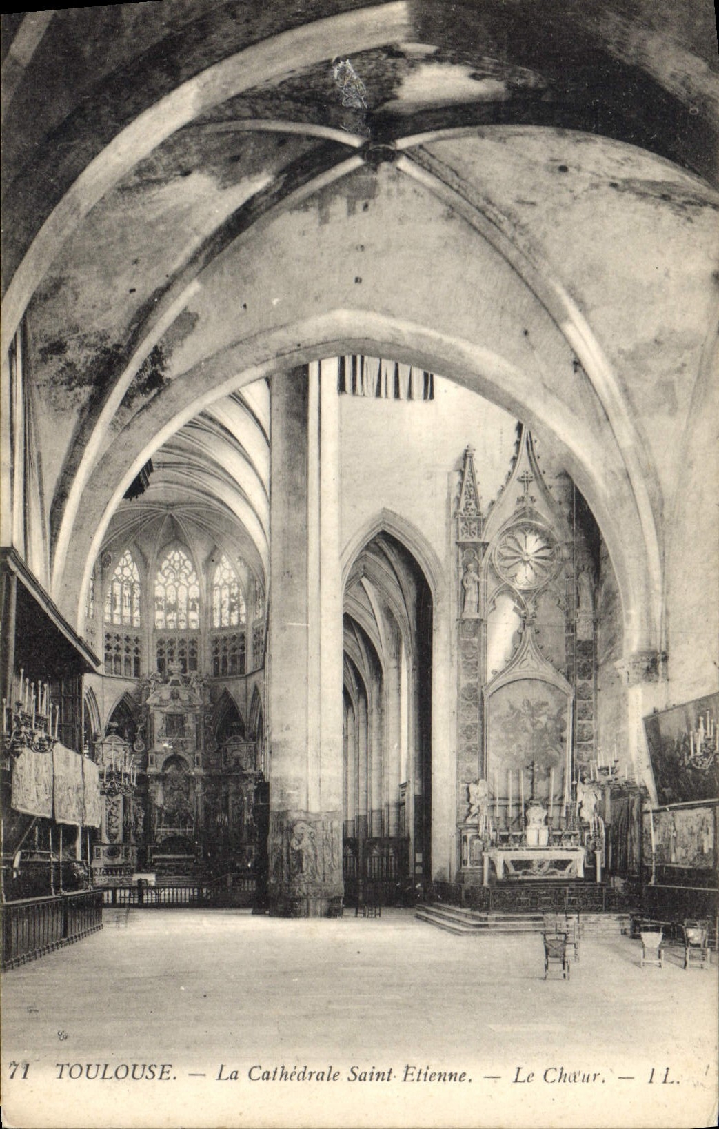 CPA Toulouse La Cathedrale Saint Etienne Le Choeur 