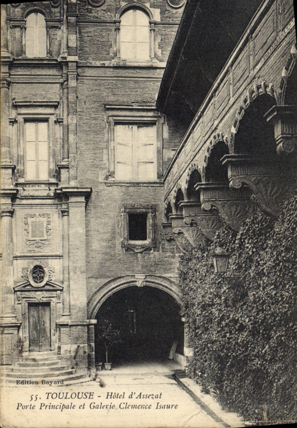 CPA Toulouse Hotel d'Assezat Porte Principale et Galerie Clemence Isaure